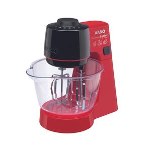Batedeira Planetária Arno Compacta Inspirart com 5 velocidades Vermelha KM32 - Batedeira Planetária Arno Compacta Inspirart Vermelha KM32 - 127V