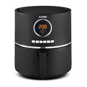 Fritadeira sem Óleo Arno Airfry Ultra Preta 4,2L com Cesta Removível UFRD
