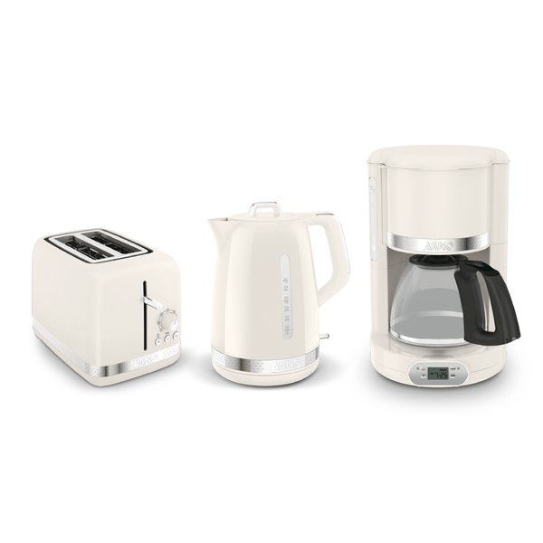 Kit Chá da Tarde: Torradeira, Chaleira e Cafeteira Soleil 220V