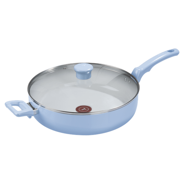Frigideira Funda 30cm Tefal Refresh Ceramic Azul Ártico