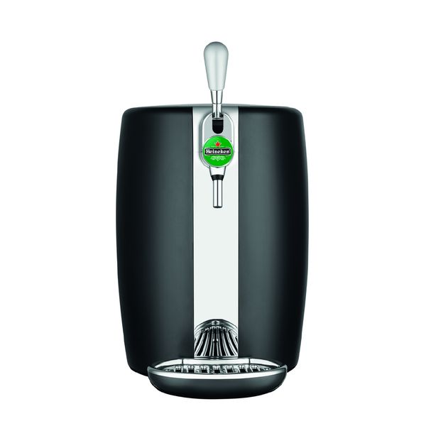 Chopeira Elétrica Heineken Beertender Krups com Capacidade de 5 Litros Preta B101 Chopeira Beertender Krups Heineken com Capacidade de 5 Litros Preto - 110V