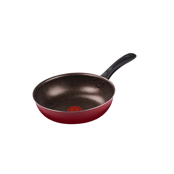 Frigideira Wok Rochedo Facilita Vermelho 24cm