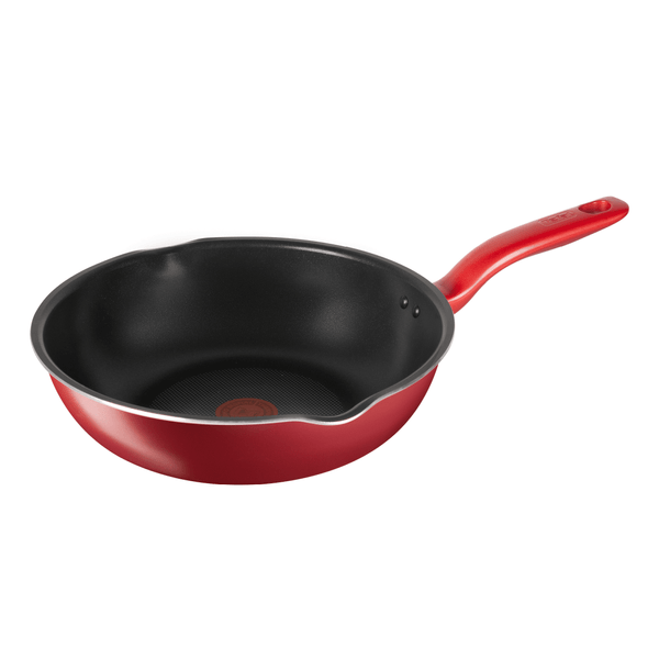 Frigideira Wok Com Indução Tefal So Chef 24cm Vermelha